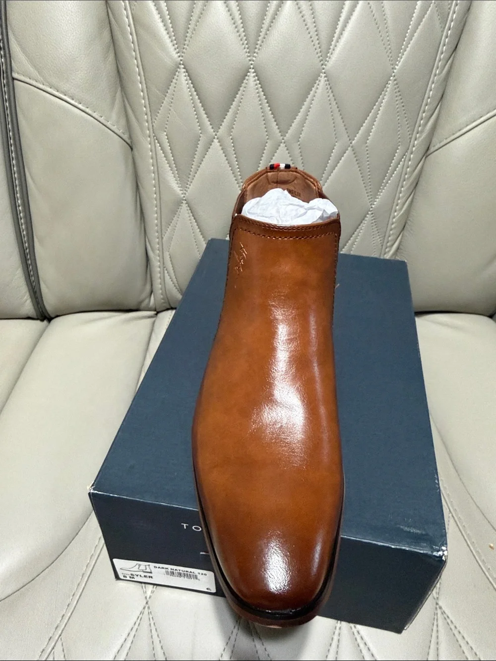Tommy Hilfiger Brown Leather Chukka Boot